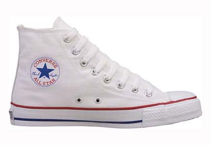 Converse Chuck Taylor All Star Hi Top Optical White Canvas