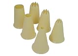 De Buyer - 4863.01 - Lot de 6 douilles - unis et dentelées - plastique