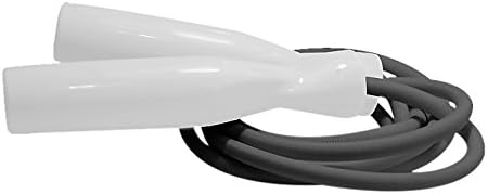 Excellerator Resistance Tubing Jump Rope, 8.37-Feet, White/Grey