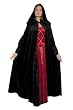 Beautiful BLACK Crushed Panne Velvet Hooded Cloak - Beautiful and Practical Renaissance Cloak, Gothic or even Dickens!