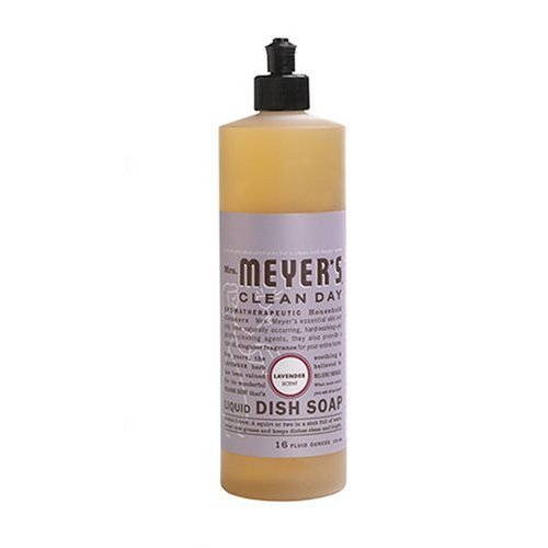 Mrs. Meyer's Clean Day Dish Soap, Lavender, 16 Ounce Bottle