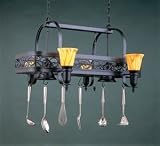 Hi-Lite Manufacturing H-10Y-D Odysee 6 Light Hanging Pot Rack - 3198051
