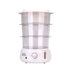 Hinari ST427NV Lifetyle 3 Tier Round Healthy Eating Steamer with instant steam function