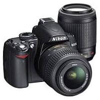 Nikon D3000 10MP Digital SLR Camera with 18-55mm f/3.5-5.6G and 55-200 AF-S DX VR Nikkor Zoom Lenses