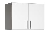 Elite 32 Topper & Wall Cabinet with 2 doors By Prepac