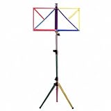 Konig and Meyer Colorful Folding Music Stands (Rainbow)