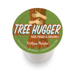 Coffee People K-cup Tree Hugger Bold Certified Fair Trade & Usda Organic 24 KCups