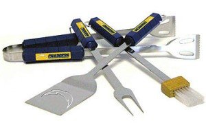 San Diego Chargers Grill BBQ Utensil Set