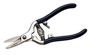 Techni-Tool Spring Action Ergo Shear, Serrated Blades, 6 1/2"