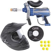 Franklin Battle M.A.X. Youth Paintball Marker and Mask Set Blue