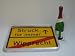 Funny Sign Schild Ortstafel Ortsschild Geschenk Geschenkidee zur Hochzeit als Tablett Verkehrsschild