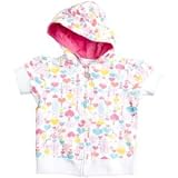 Roxy Green Thumb Full-Zip Hooded Sweatshirt - Little Girls'