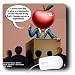 Londons Times Funny Society Cartoons - Fruit Human Genome Experiment Gone Bad - Mouse Pads