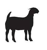 Boer Goat Animals Car Truck Vehicle Bumper Helmet Decal Sticker Wall Art Laptop Design Skin Stickers