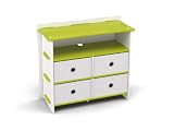 Legare 36-Inch Dresser, Green and White