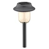 Malibu 4-Pack Solar Plastic Landscape Lights with Amber LED, Black #LZ420-4