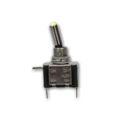 Kfz-Schalter, gr�ne LED, 12V/20A, 2 Stellungen: EIN / EIN