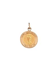 18.25 mm St. John The Baptist Medal in 14K Yellow Gold