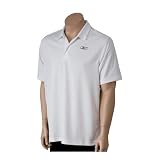 Men's Reebok Play Dry Short Sleeve Polo - White/White