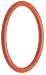 038 Red Silicone O-Ring 70A Duro, 2 5/8ID x 2 3/4 OD x 1/16 Width