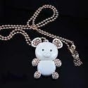 Fashionable Teddy Bear Jewel-Pendant USB 4GB Flash Drive