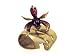 Pewter Purple Orchid Napkin Rings -Set of 4