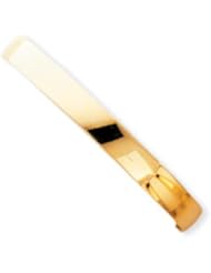 14k Gold 8mm Solid Polished Half-Round Slip-On Bangle