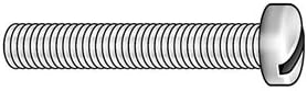 Mach Screw, Bind, 8-32x1 1/2 L, PK500