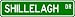 Shillelagh Street Sign ~ Martial Arts Gift ~ Aluminum