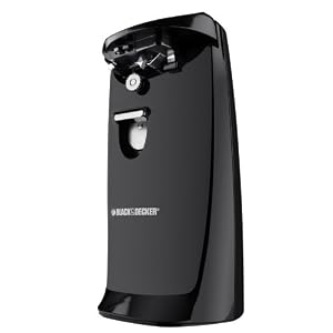 Black and Decker EC475B Extra-Tall Electric Can Opener, Black by Black & Decker