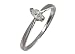 9ct White Gold Diamond Single Stone Marquise Shaped Ladies Ring