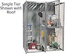 Bulk Storage Locker Single Tier 3' X 4' Add-On Without Roof