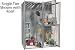 Bulk Storage Locker Single Tier 3' X 3' Add-On Without Roof