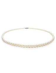 Unique Size Graduated 3-7.5 Akoya Cultured Pearl Necklace