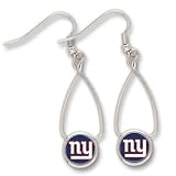New York Giants French Loop Dangle Earrings