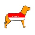 Crewe Alexandra Personalised Waterproof Dog Coat Size S (14" 35cm) 