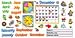 BB SET MONTHLY CALENDAR CLING PCS