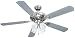 Hardware House 464792 Luxor 52-Inch Ceiling Fan Satin Nickel