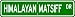 himalayan31  - Himalayan Mastiff STREET SIGN High Quality Aluminum Dog