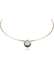 Isaac Mizrahi "Bling Bling" Single Bling  Choker Necklace, 5.5"
