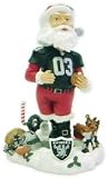 Oakland Raiders Santa Claus Forever Collectibles Bobble Head