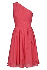 Pleated Chiffon 2014 Short Bridesmaid Dress 