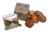 Geoff & Drew's Silver Celadon Gift Box, 12 Fresh Baked Cookies, 4 Flavors