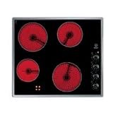 Indesit MK 64 R IX Black Built In Hob