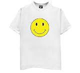 smiley face - White T-Shirt