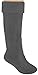 Capelli New York Fleece Ladies Tall Rain Boot Liner With Rib Knit Cuff
