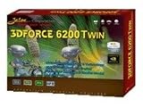 Jaton 3DForce6200Twin nVidia Geforce 6200 Dual VGAs 256MB DDR AGP 8X 10 300 Video Card