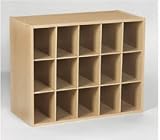 CLOSET MAID 15-Pair Shoe Organizer - Maple Laminated Finish