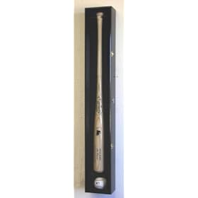 1 MLB Bat and Baseball Display Case Cabinet - Lockable - w/ 98% UV protection - w/ Horizontal kit