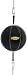 Deluxe Leder Doppelendball schwarz / Durchmesser ca. 25cm inkl. elastischen Spanngurten